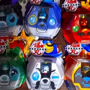 NEW * Bakugan Cubbo Set of 6 Cosplay Pack Spin Master (Full Set). Set of 6 Cubbo